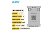 BMS плата JK-B1A8S10P-HC 4-8S 100A 1A 12В/24В Активне балансування з підключенням підігріву батареї