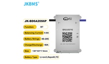 BMS плата JK-BD6A20S6P 8-20S 60A 0,6A  24В/36В/48В/64В/72B/84В Li-ion/Lfepo4/LTO Активне балансування