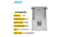 BMS плата JK-B2A8S30P 3-8S 300A 2A 12В/24В Активне балансування