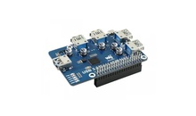 Плата розширення Raspberry Pi USB 3.2 Gen1 HUB HAT (17584)