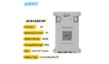 BMS плата JK-B1A8S10P  4-8S 100A 1A 12В/24В Li-ion/Lfepo4/LTO Активне балансування